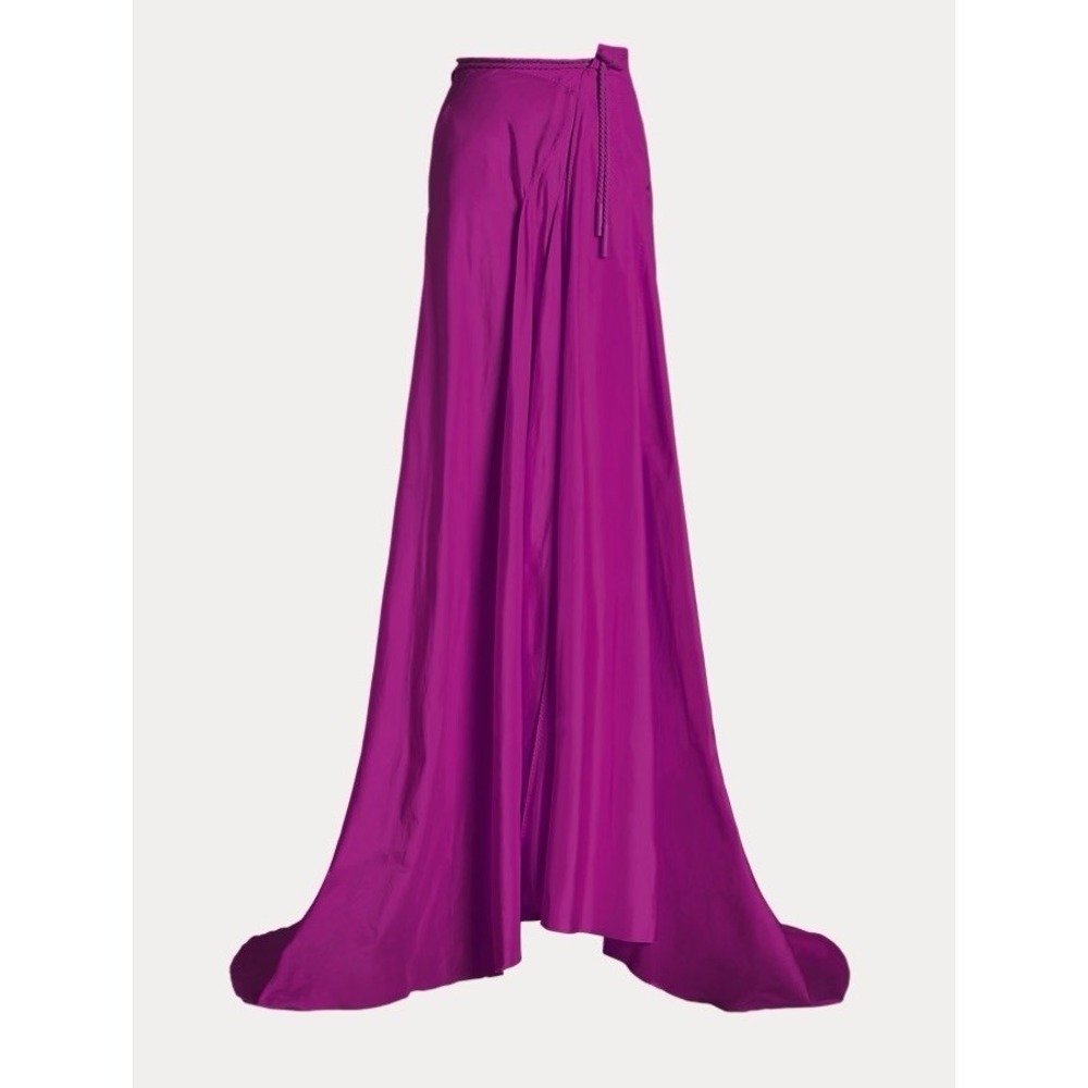 RALPH LAUREN Paityn Silk Taffeta Maxi Skirt Bright Berry Purple Label RUNWAY 6 - Picture 2 of 10